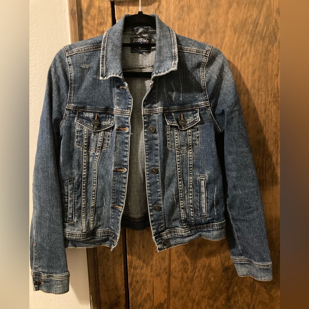 Denim Blue Jean Jacket Size Small